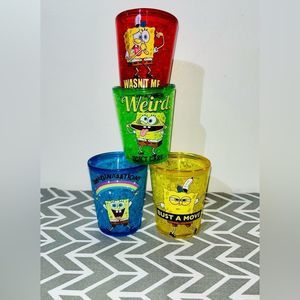 🍾Freezer Safe Sponge Bob Shot Glasses